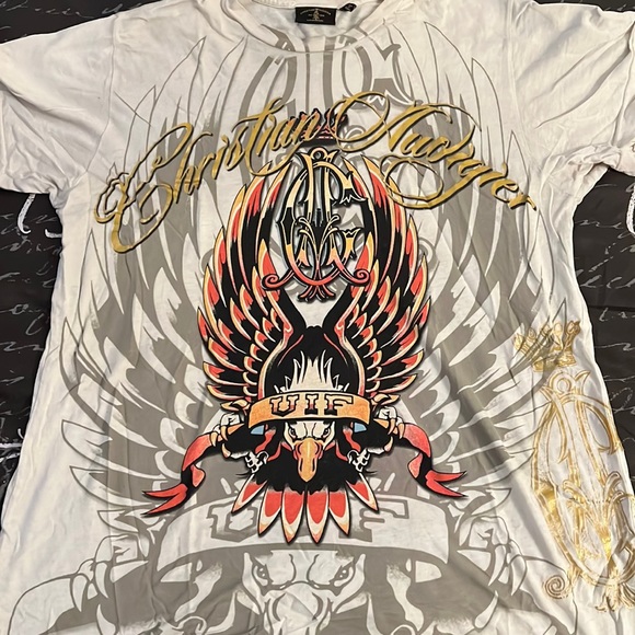 Christian Audigier Medium T Shirt - Picture 1 of 6